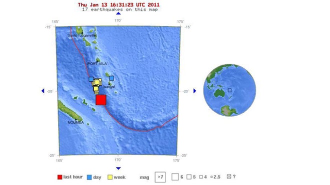earthquake Vanuatu